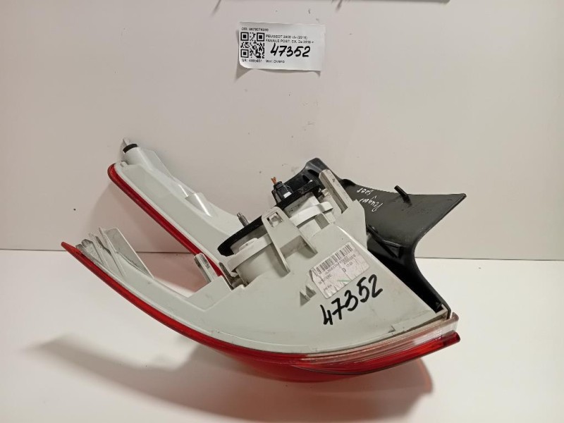 Fanale POST DX 9678074380 Peugeot 2008 I 2016