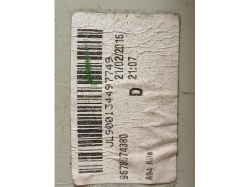 Fanale POST DX ANALE POST DX Peugeot 2008 I 2016