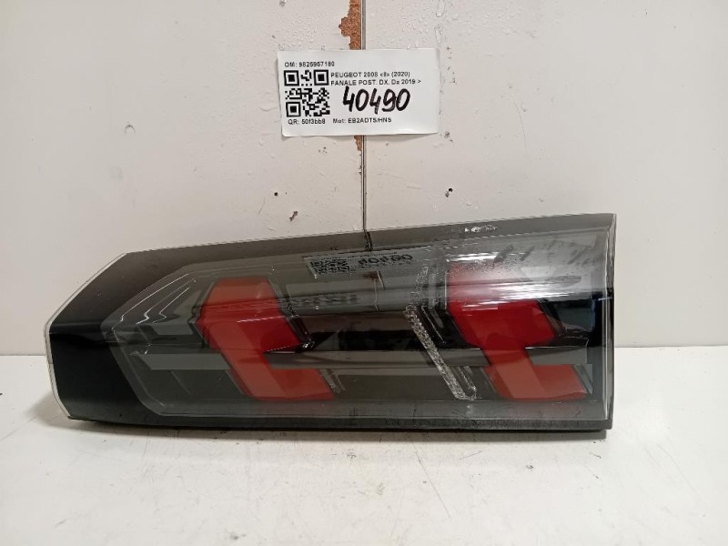 Fanale POST DX 9825957180 Peugeot 2008 II 2020