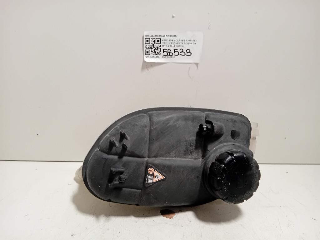 Vaschetta Acqua A2465000049 Mercedes Classe A W176 2013