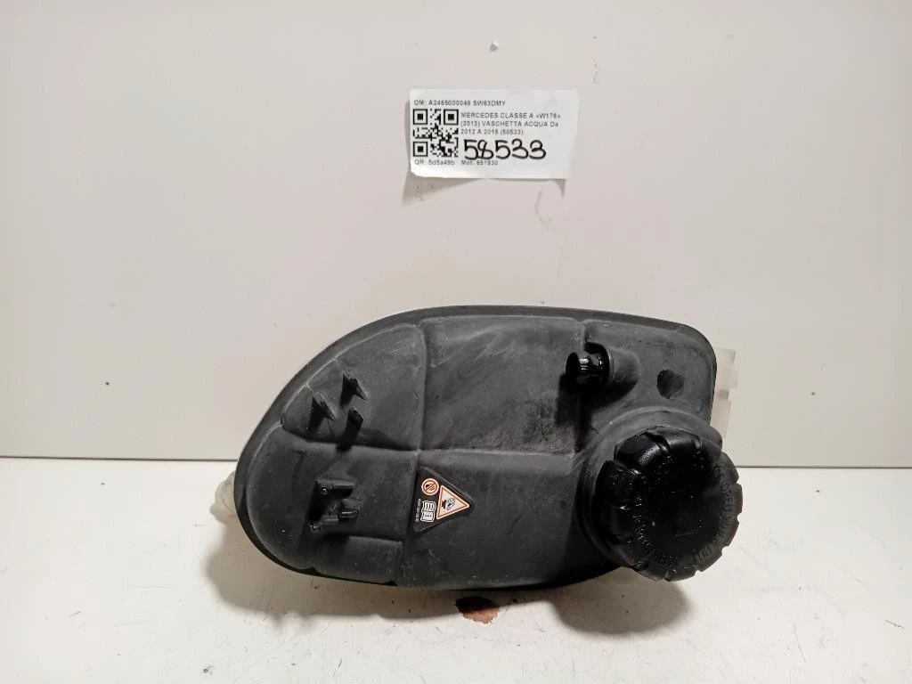 Vaschetta Acqua A2465000049 Mercedes Classe A W176 2013