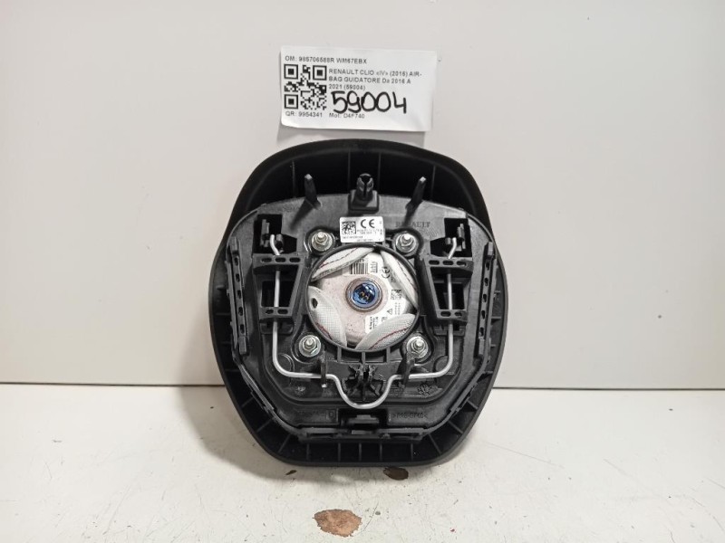Air-bag Guidatore 985706588R Renault CLIO IV 2016