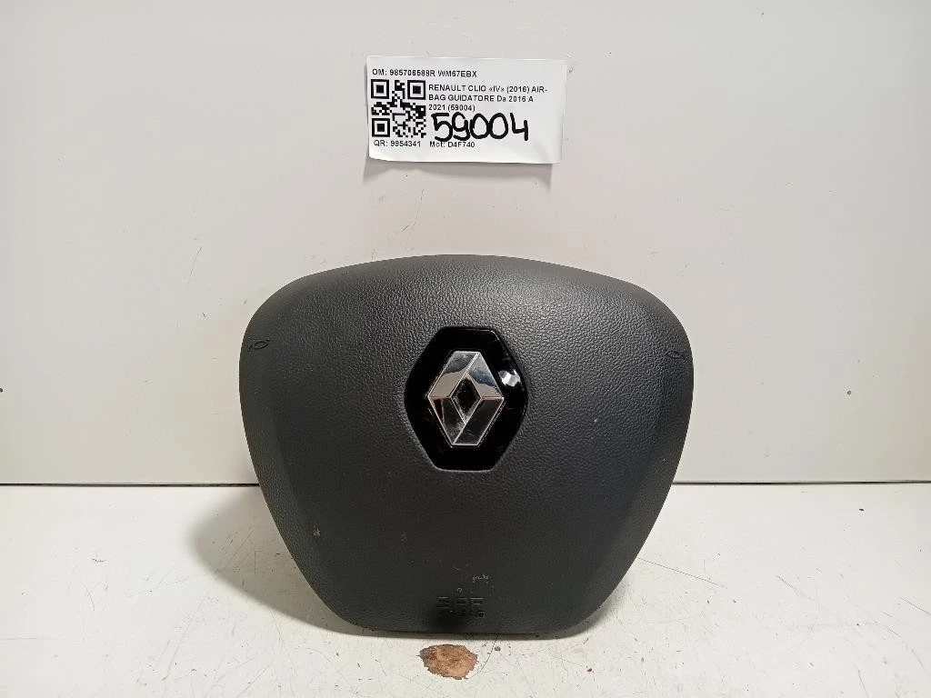 Air-bag Guidatore 985706588R Renault CLIO IV 2016