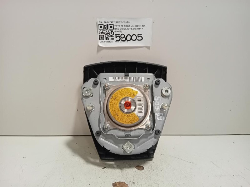 Air-bag Guidatore SA5H74812AFF Toyota Prius II 2012