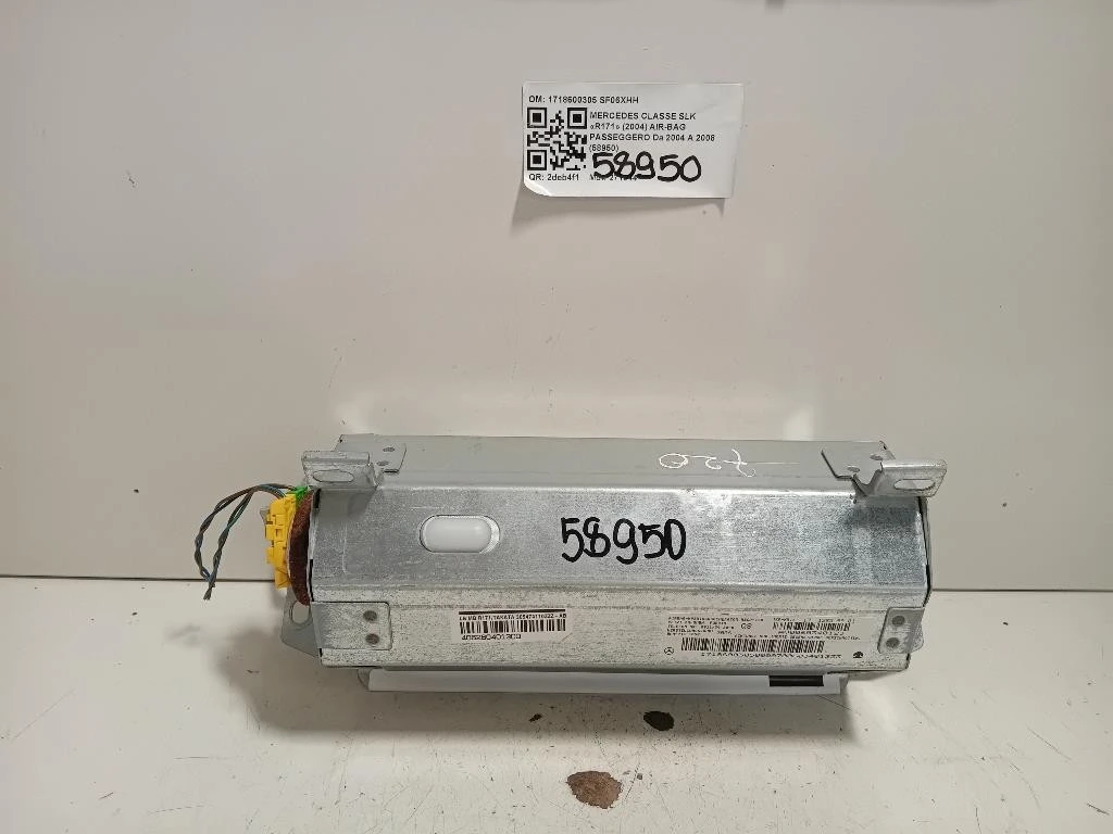 Air-bag Passeggero 1718600305 Mercedes Classe SLK R171 2004
