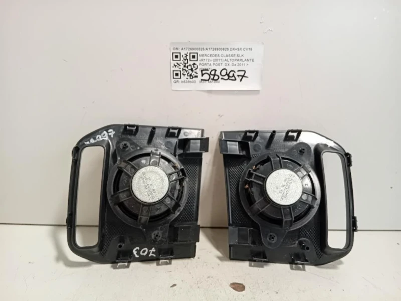 Altoparlante Porta POST DX A1726900525A1726900625 DX+SX Mercedes Classe SLK R172 2011