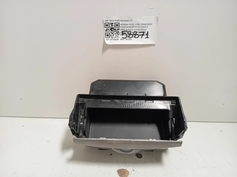 BOX Portaoggetti BOX PORTAOGGETTI Honda Civic VIII 2006