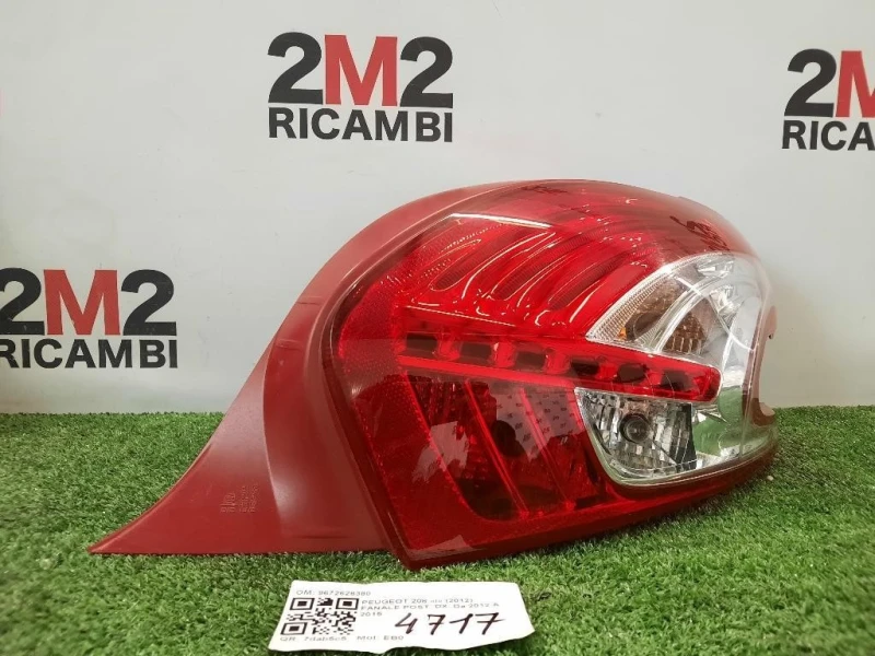 Fanale POST DX 9672628380 DX Peugeot 208 I 2012