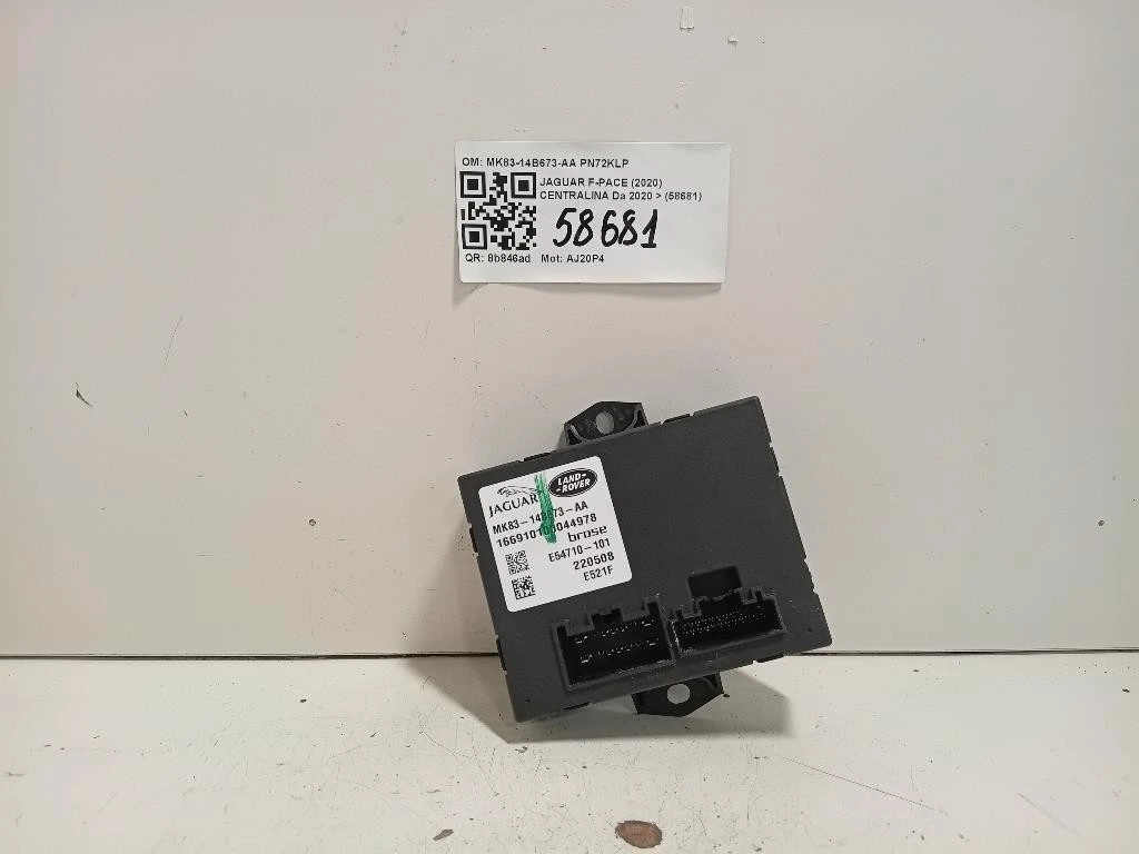 Centralina MK83-14B673-AA Jaguar F-pace 2020