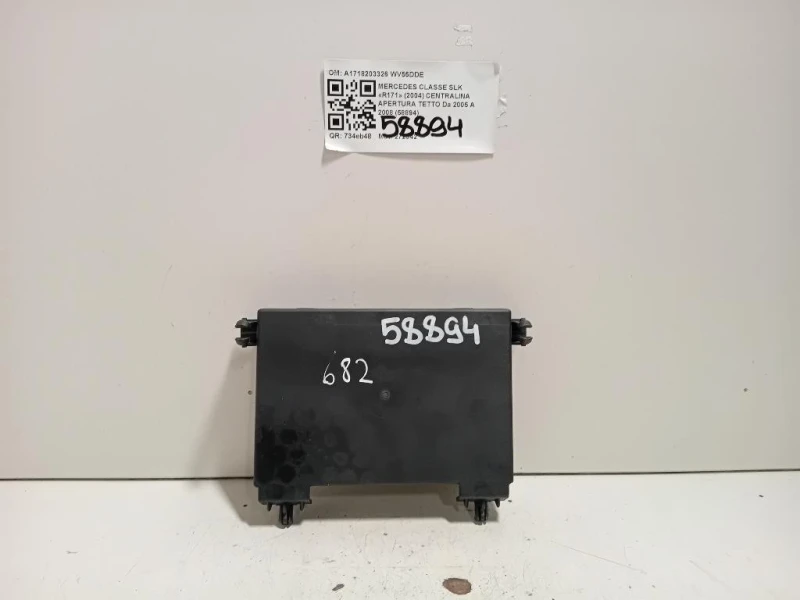 Centralina Apertura Tetto A1718203326 Mercedes Classe SLK R171 2004