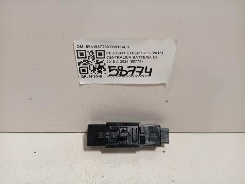 Centralina Batteria 9841967280 Peugeot Expert III 2016