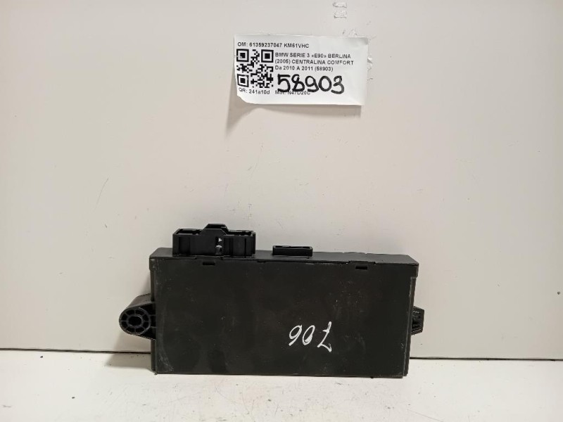 Centralina Comfort 61359237047 Bmw Serie 3 E90 Berlina 2005