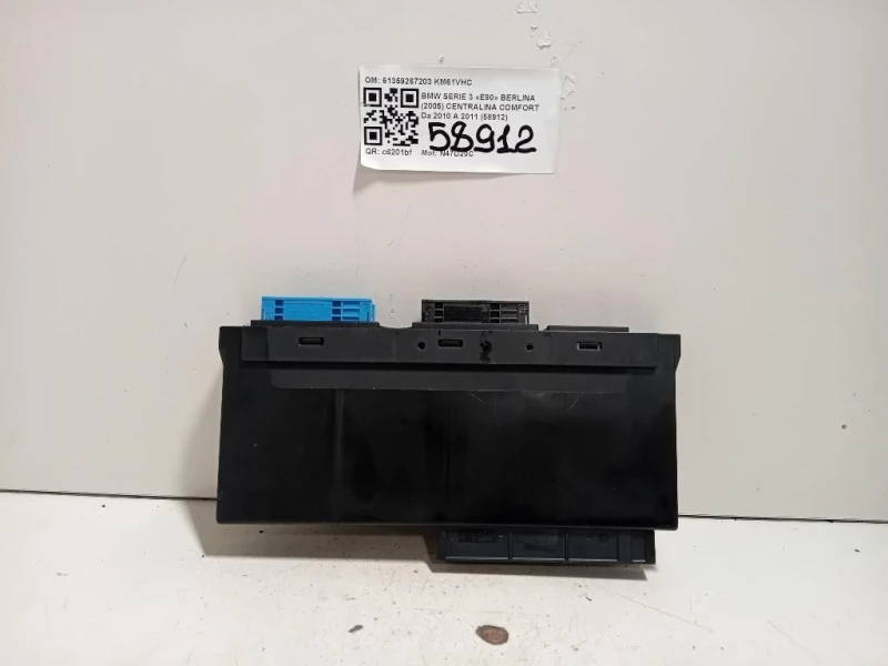 Centralina Comfort 61359267203 Bmw Serie 3 E90 Berlina 2005