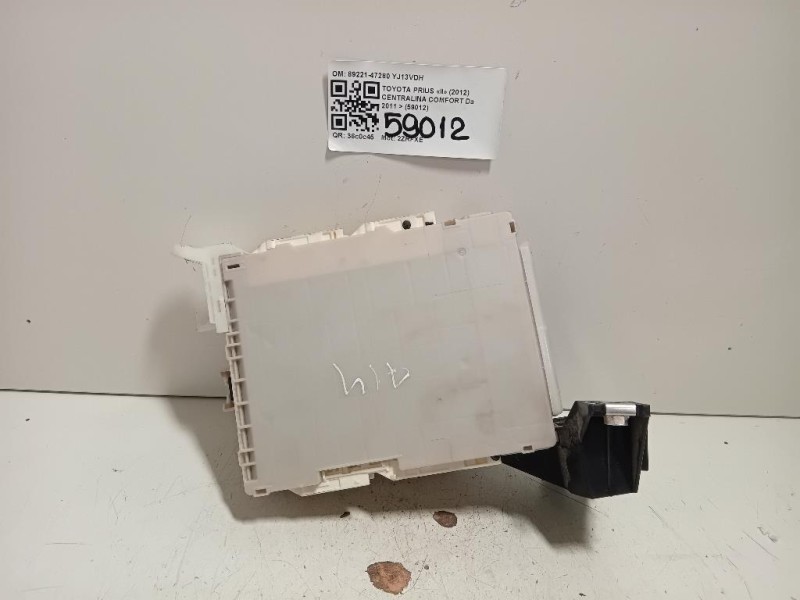 Centralina Comfort 89221-47280 Toyota Prius II 2012