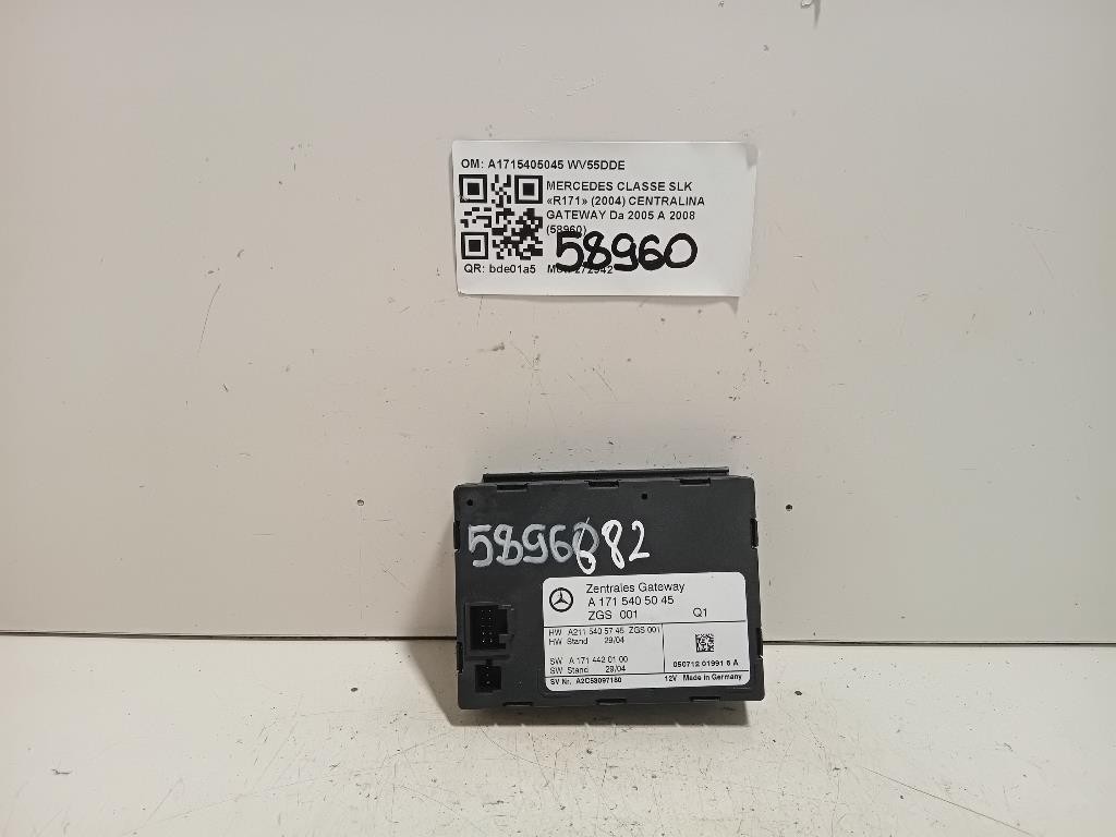 Centralina Gateway A1715405045 Mercedes Classe SLK R171 2004