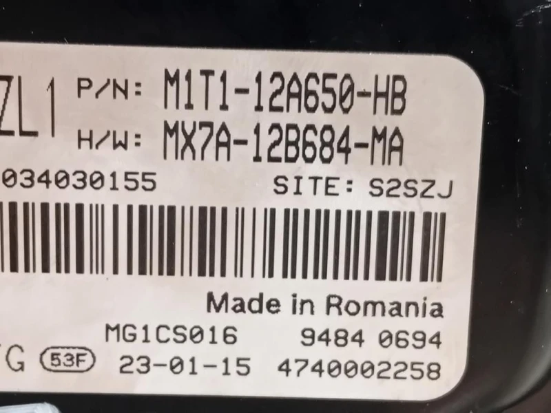 Centralina Iniezione M1T1-12A650-HB Peugeot Expert III 2016