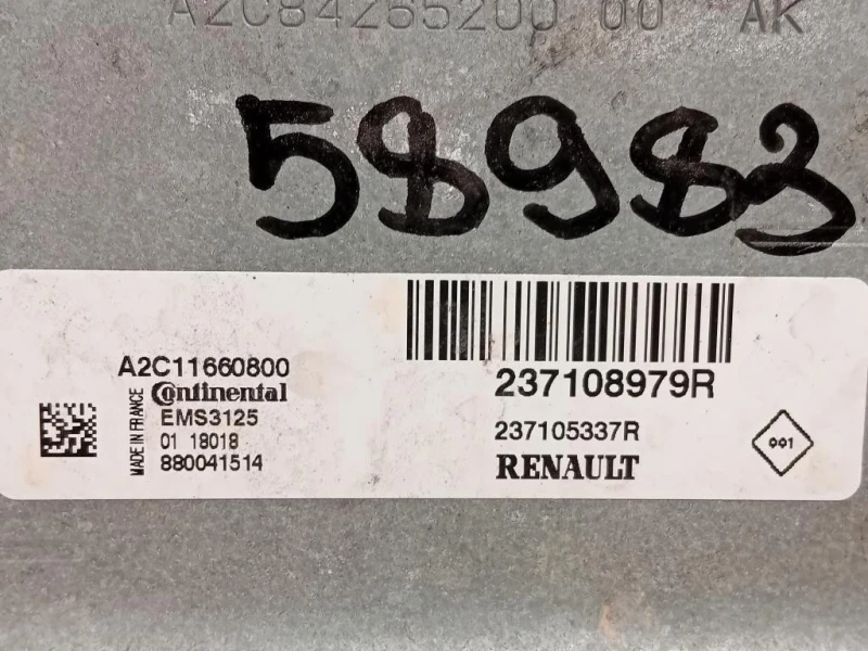 Centralina Iniezione 237108979R Renault CLIO IV 2016