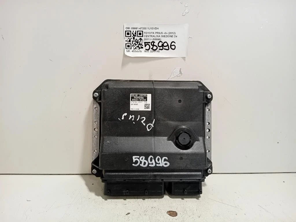 Centralina Iniezione 89661-47200 Toyota Prius II 2012