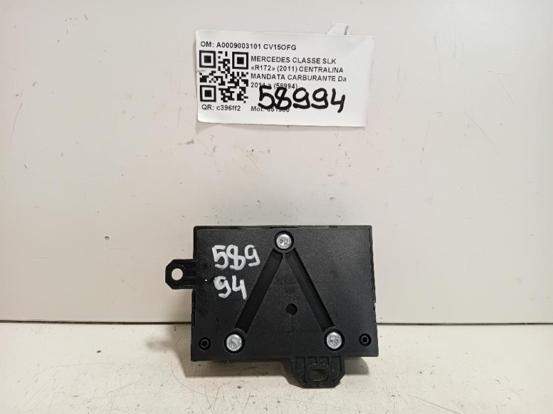 Centralina Mandata Carburante A0009003101 Mercedes Classe SLK R172 2011