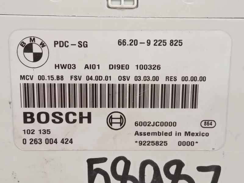 Centralina PARK Assist 66209225825 Bmw Serie 3 E90 Berlina 2005