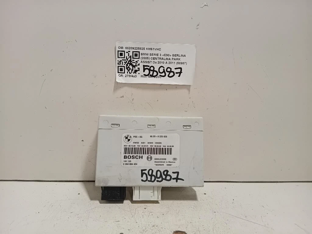 Centralina PARK Assist 66209225825 Bmw Serie 3 E90 Berlina 2005