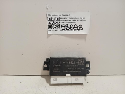 Centralina PARK Assist 9859632180 Peugeot Expert III 2016