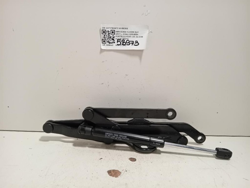 Cerniera Portello POST DX A1717500072 Mercedes Classe SLK R171 2004