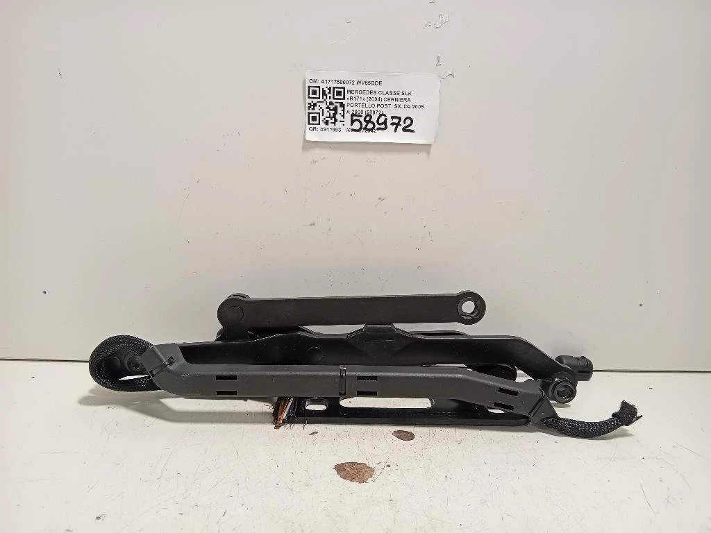 Cerniera Portello POST SX A1717500072 Mercedes Classe SLK R171 2004