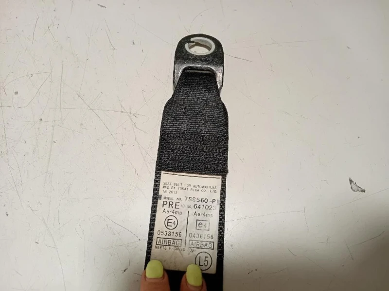 Cintura DI Sicurezza Sedile ANT DX J082531 Toyota Prius II 2012