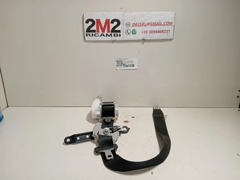 Cintura DI Sicurezza Sedile ANT DX J082531 Toyota Prius II 2012