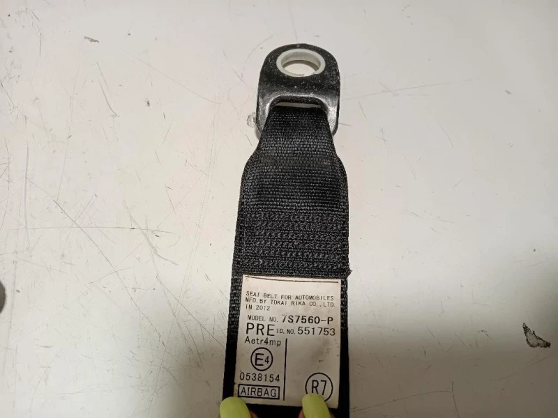 Cintura DI Sicurezza Sedile ANT SX J090331 Toyota Prius II 2012