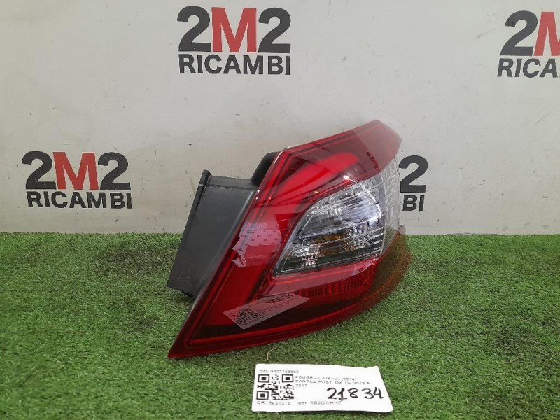 Fanale POST DX 9823728580 Peugeot 308 II 2014