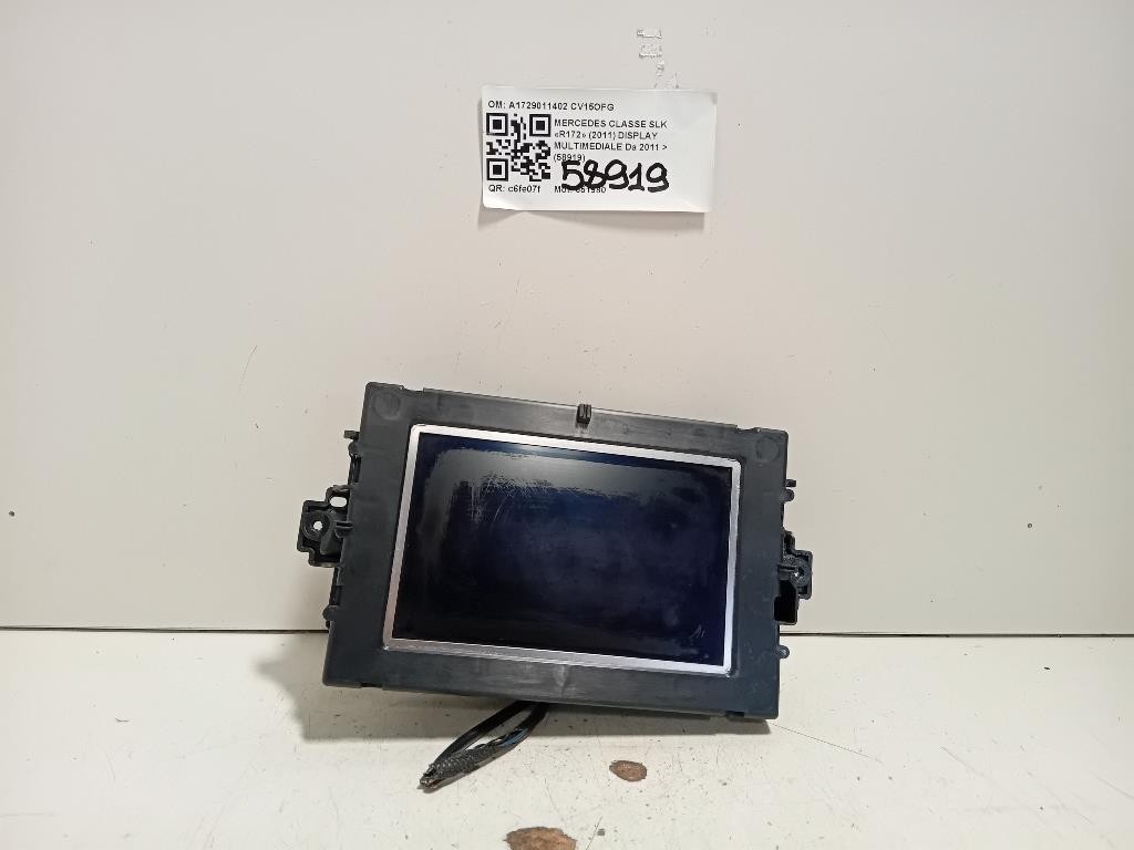 Display Multimediale A1729011402 Mercedes Classe SLK R172 2011
