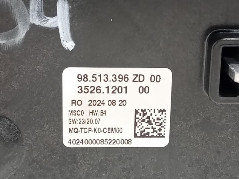 Display Multimediale 98513396ZD Peugeot Expert III 2016