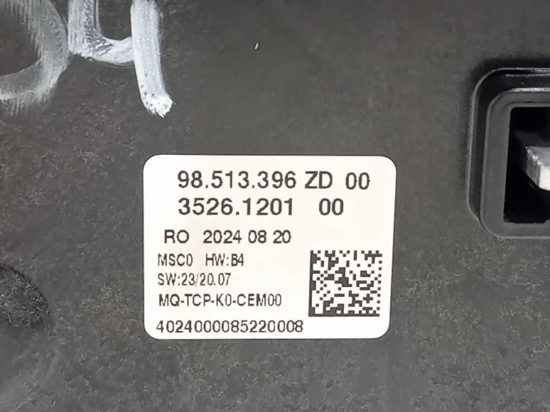 Display Multimediale 98513396ZD Peugeot Expert III 2016