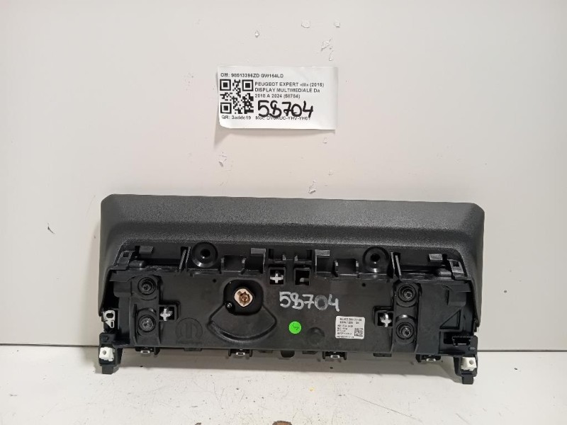 Display Multimediale 98513396ZD Peugeot Expert III 2016