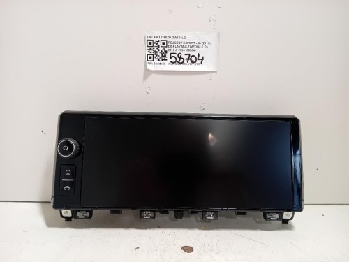 Display Multimediale 98513396ZD Peugeot Expert III 2016