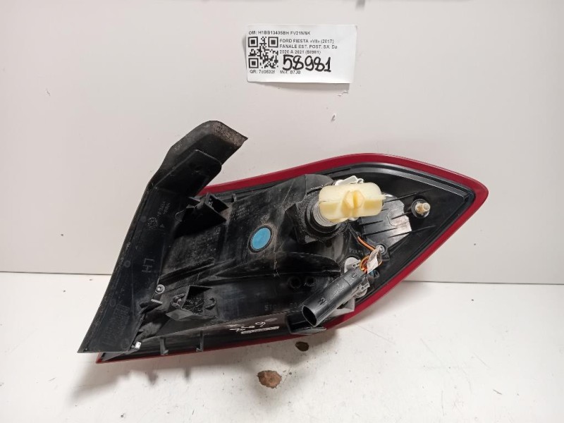Fanale EST POST SX H1BB13405BH Ford Fiesta VII 2017