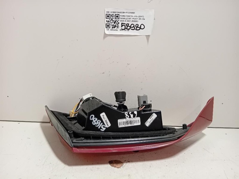 Fanale INT POST DX H1BB13A602BH Ford Fiesta VII 2017