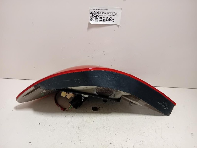 Fanale POST DX A1718200264 Mercedes Classe SLK R171 2004