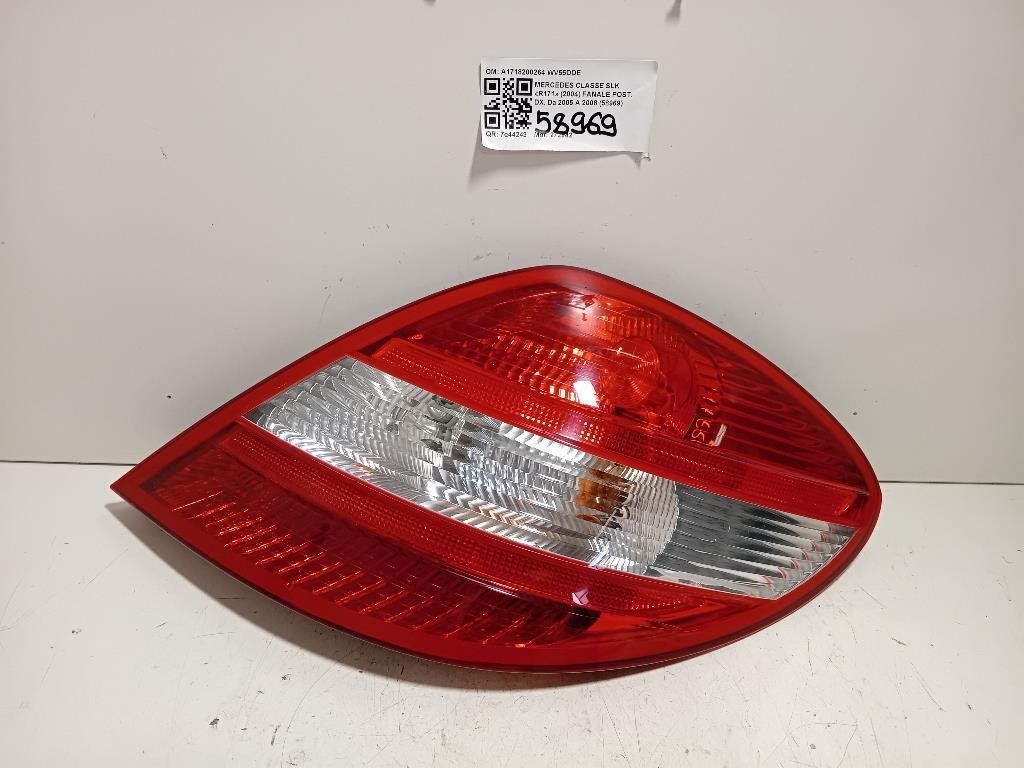 Fanale POST DX A1718200264 Mercedes Classe SLK R171 2004