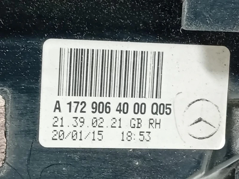 Fanale POST DX A1729064000 Mercedes Classe SLK R172 2011