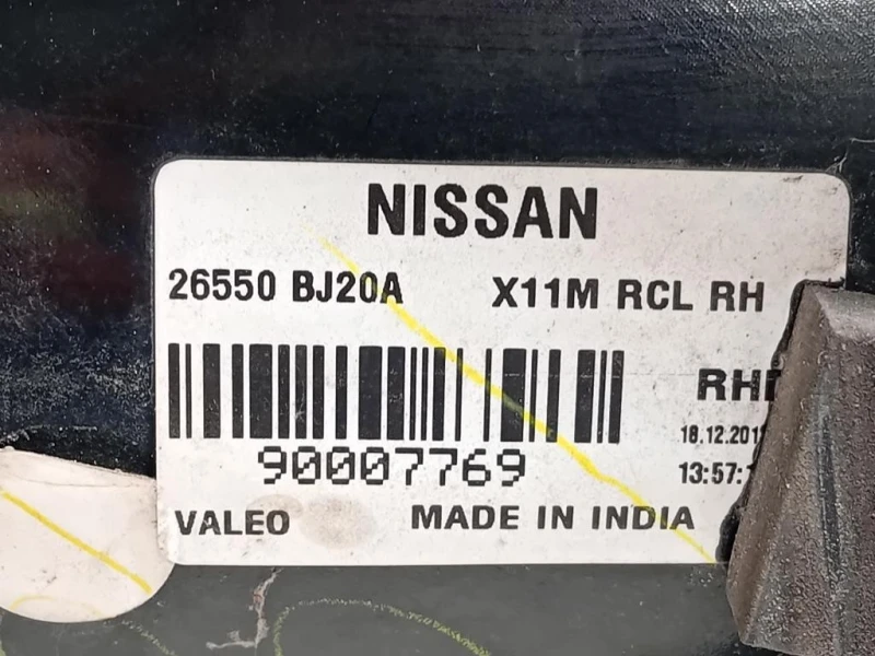 Fanale POST DX 26550BJ20A Nissan Nv200 2009