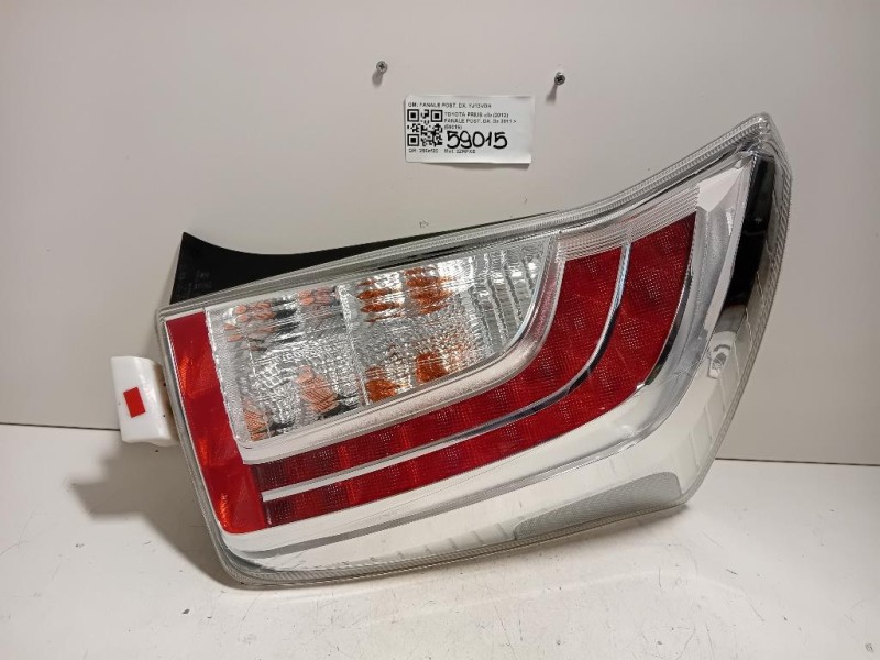 Fanale POST DX FANALE POST DX Toyota Prius II 2012