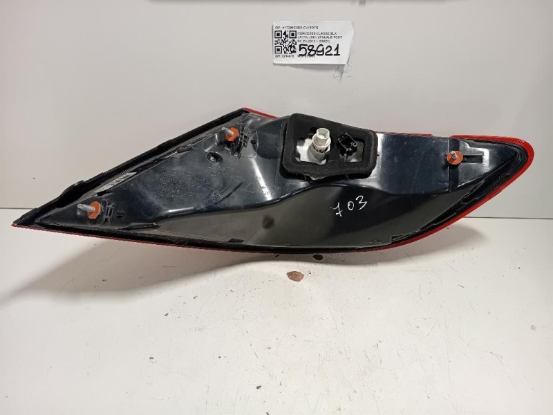 Fanale POST SX A1729063900 Mercedes Classe SLK R172 2011