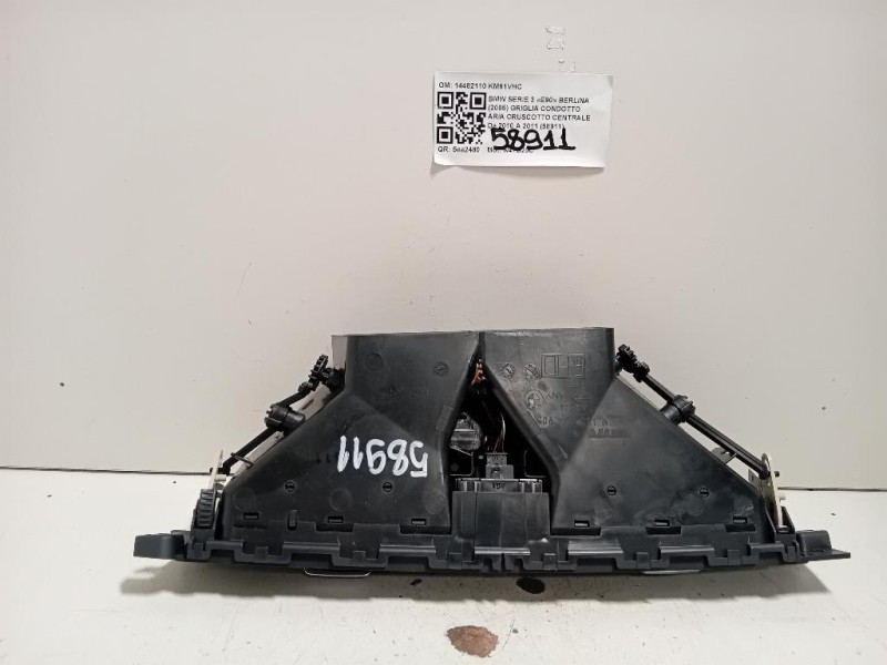 Griglia Condotto ARIA Cruscotto Centrale 14482110 Bmw Serie 3 E90 Berlina 2005