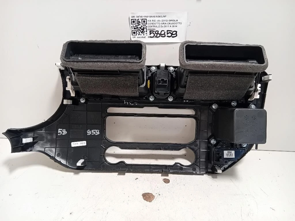 Griglia Condotto ARIA Cruscotto Centrale 84740-1W915AK5 Kia RIO III 2012