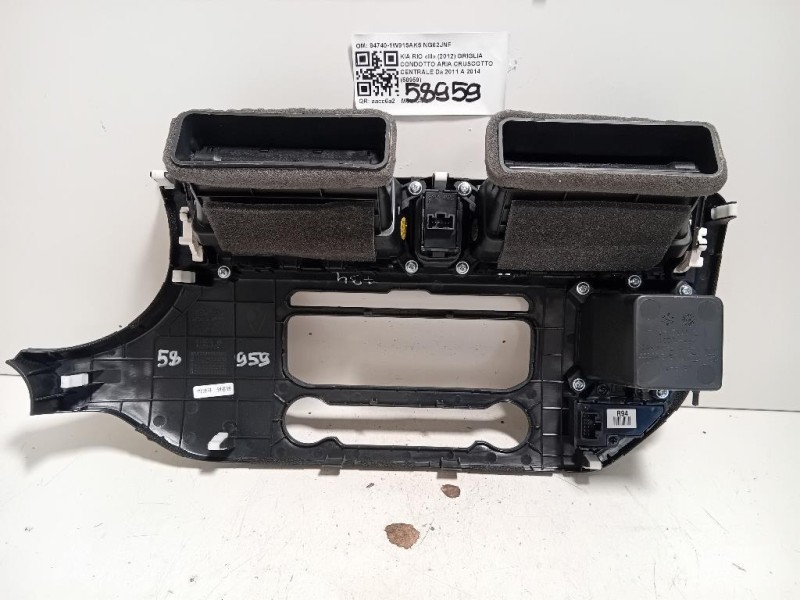 Griglia Condotto ARIA Cruscotto Centrale 84740-1W915AK5 Kia RIO III 2012