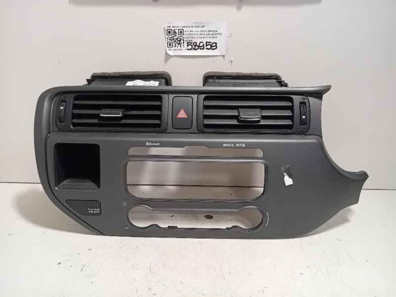 Griglia Condotto ARIA Cruscotto Centrale 84740-1W915AK5 Kia RIO III 2012