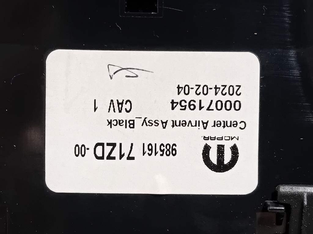 Griglia Condotto ARIA Cruscotto Centrale 98516171ZD Peugeot Expert III 2016